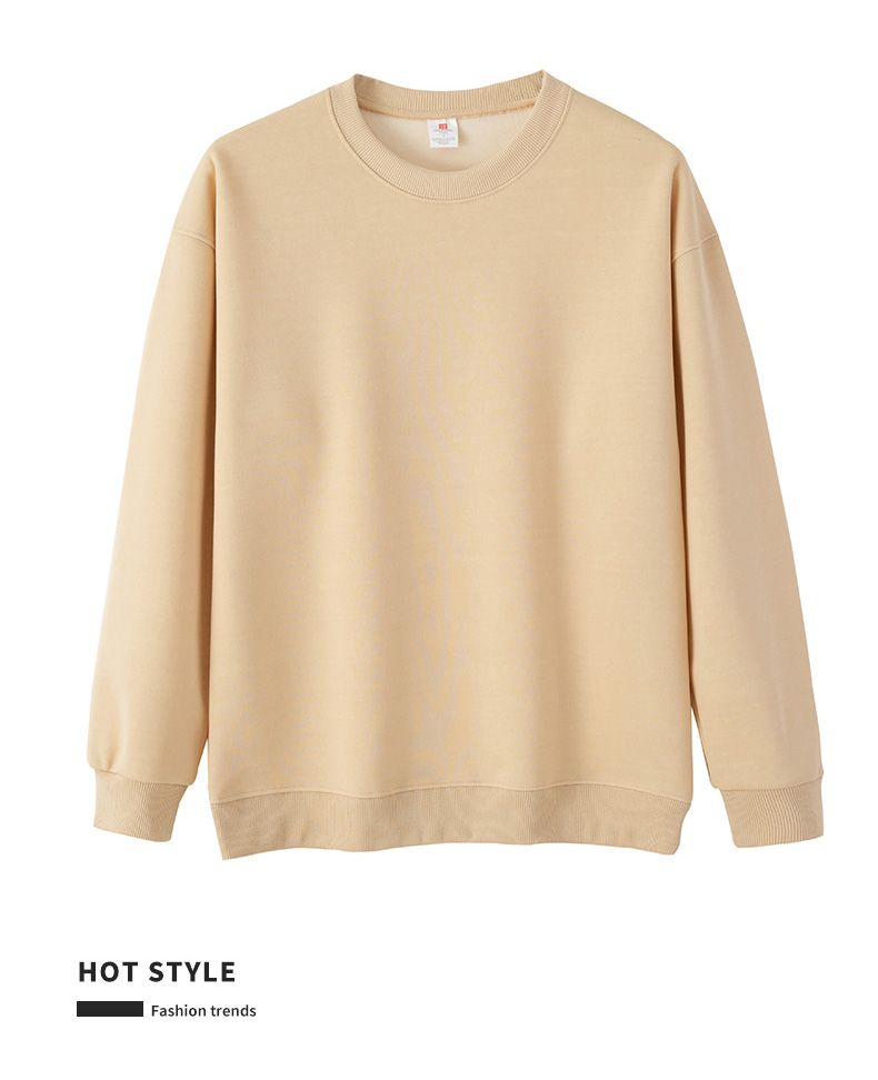 Felpa con cappuccio girocollo semplice e versatile in cotone super morbido autunno inverno 2024 per uomo e donna_voghion.com