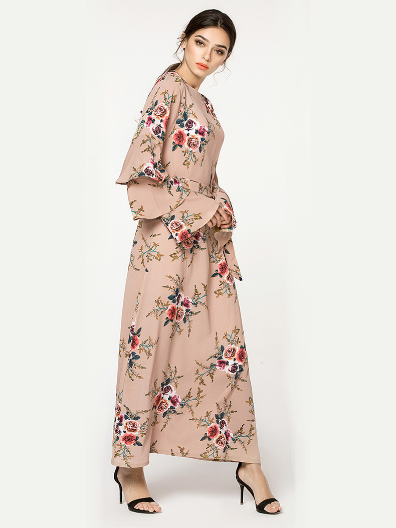Abito da donna con gonna lunga, abito casual alla moda_voghion.com