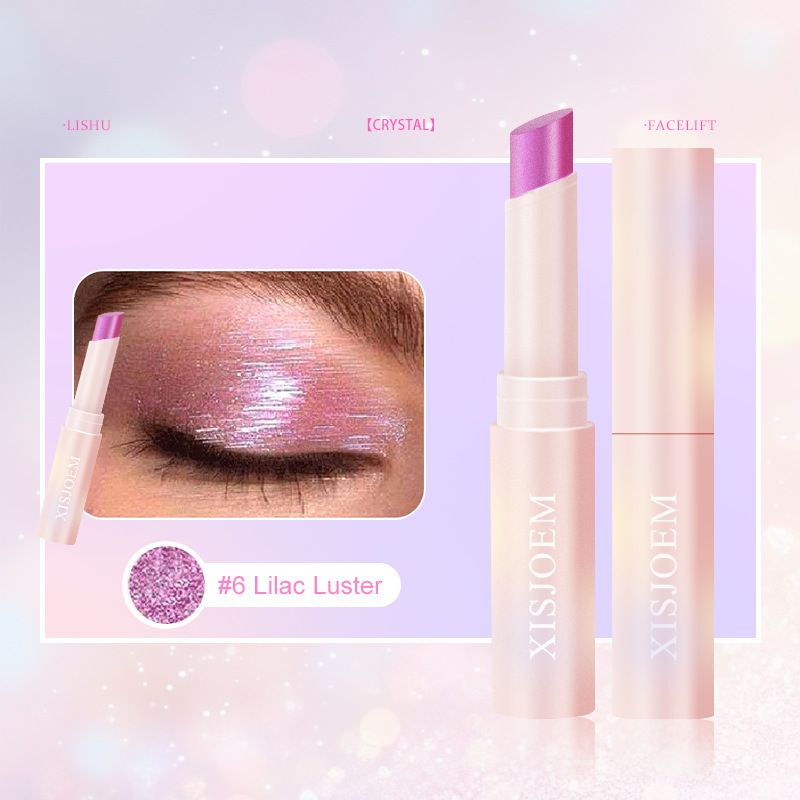 Caneta de sombra Jelly Beauty Crystal Makeup Batom multicolorido iluminador em bastão Cosméticos_voghion.com