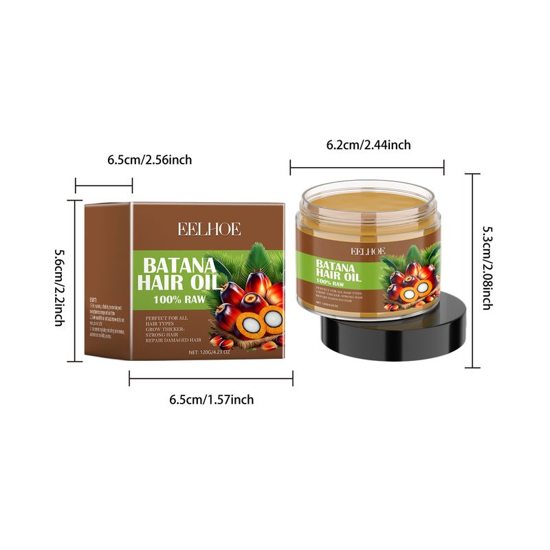 Batana-Haaröl, Anti-Spliss, dichtes Haar, Glättung, nährende Kopfhautstärkung, Keratin, Haarglättung, Vitamin E-Öl_voghion.com