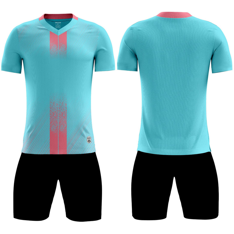 Maillot de Football pour enfants, maillot d'équipe de jeu pour hommes, entraînement d'été, Double poche, manches courtes, maillot de Football pour enfants_voghion.com