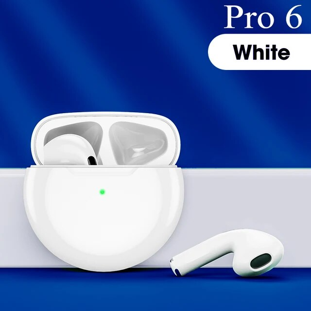 Original Pro6 Tws Smart Touch Control Wireless Headphone Bluetooth 5.0 Earphones Sport Earbuds Music Headset For All Smartphones_voghion.com