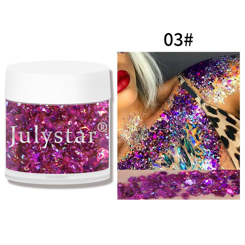 Shredded Diamond monokrom øyenskygge Christmas Stage øyenskygge flytende europeisk og amerikansk sminke glitter gel øyenskygge_voghion.com