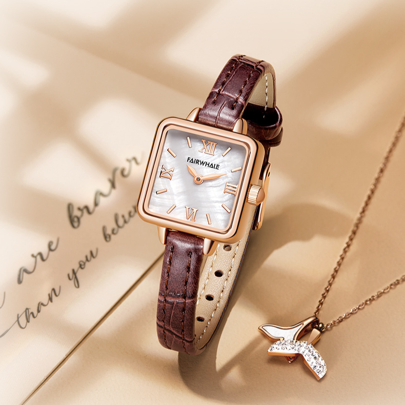Women's Watches Women's Square Watch Retro Light Luxury Square_voghion.com