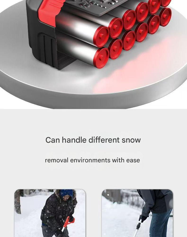 Nuovo spazzaneve pieghevole a batteria al litio a spinta manuale per uso domestico transfrontaliero, con ricarica wireless_voghion.com