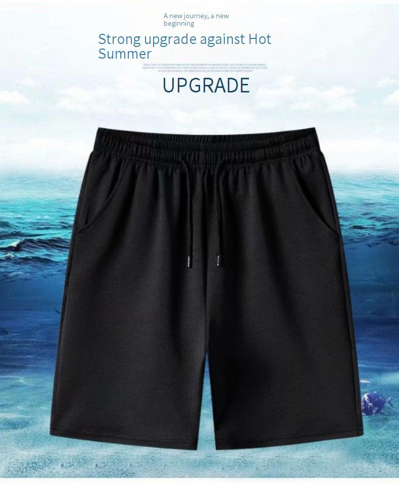 Men's Summer Shorts - Lightweight Stretchy Casual Gym Beach Shorts With Elastic Waistband, Quick-Dry & Anti-Wrinkle_voghion.com