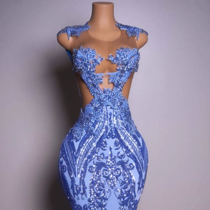 Damenbekleidung: Elegantes Abendkleid im Meerjungfrauen-Stil in Übergröße für Damen – dehnbares, eng anliegendes Abendkleid für Hochzeit, Abschlussball, Party und besondere Anlässe_voghion.com