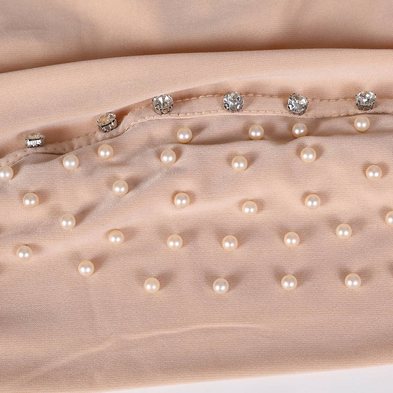 Women's Scarves Tassel Handmade Headscarf With Small Brim And Rhinestones, Convenient Pullover Scarf, One Size Fashionable And Versatile Hijab_voghion.com