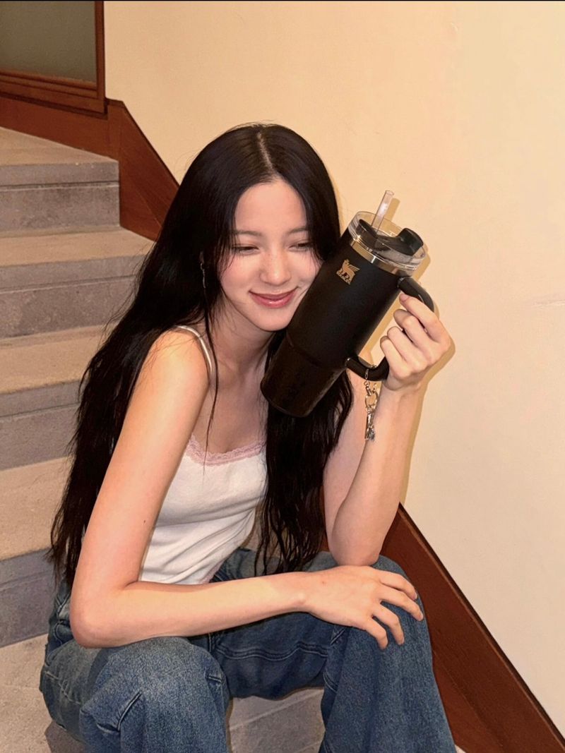 Insulated Travel Mug For Car, Portable Stainless Steel Thermos Cup, Ice Tumbler_voghion.com