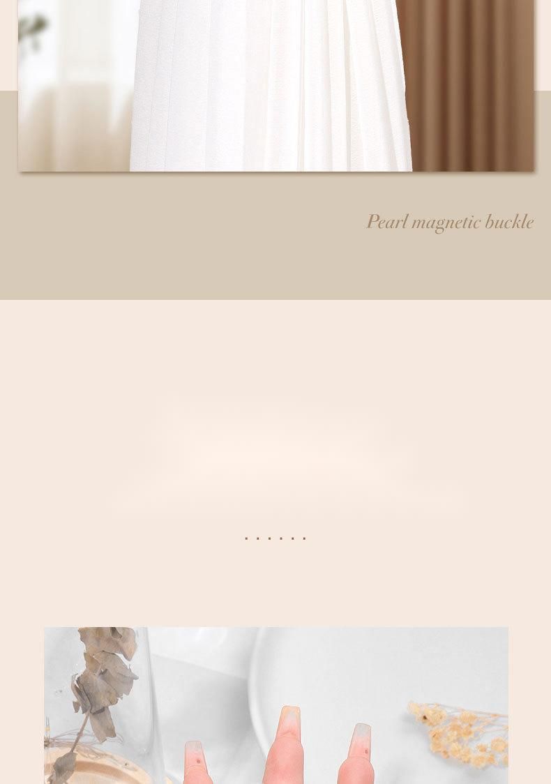Modern Minimalist Tiebacks ABS Pearl Buckles Magnetic Luxury Curtain No-Drill Buckle Rings Tie Rope Pearlescent_voghion.com