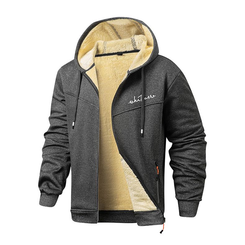 Felpa con cappuccio in pile per uomo e donna - Morbida fodera in sherpa, calda felpa invernale, abbigliamento casual unisex (taglie UE)_voghion.com