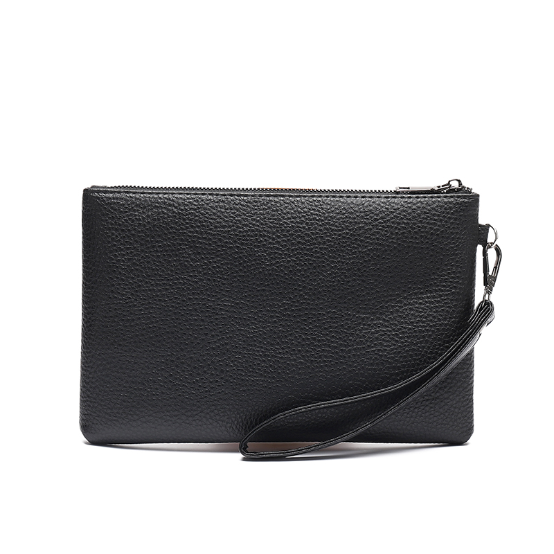 Porta carte da uomo in morbida pelle di mucca alla moda Borsa da uomo in vera pelle per soldi Pochette da uomo d'affari di alta qualità_voghion.com