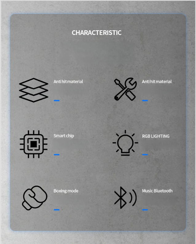 New Training Cross-Border Bluetooth Boxing Music Sports Smart Wall Target_voghion.com