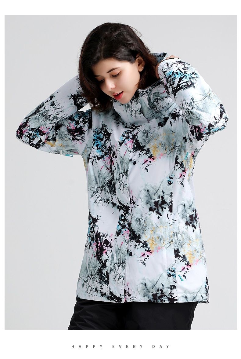 001 Gsousnow Ski Top da donna Cross-Border New Winter Antivento Impermeabile Resistente all'usura Tuta da snowboard calda_voghion.com