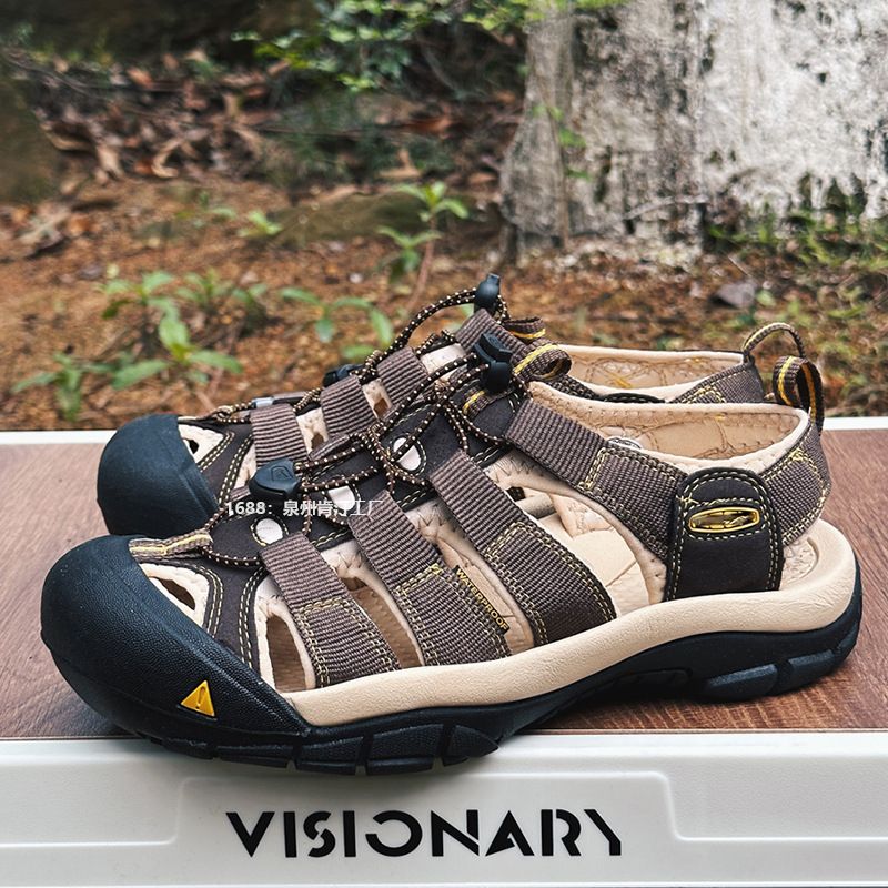 2025 Hochwertige Paar Outdoor Baotou Sommer Bergsteigen und Wandern Sandalen Beach Stream Tracing Schuhe_voghion.com