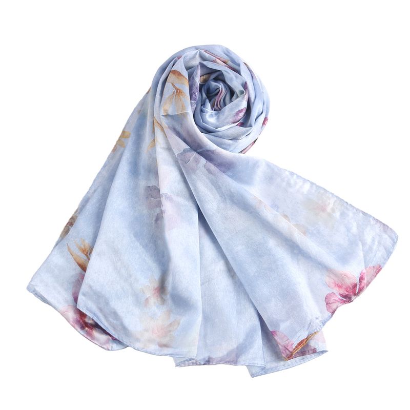 Muslim headscarf Silk Printed Scarf National Shawl Senior Printed National Scarf Shawl Headscarf 180*85cm_voghion.com
