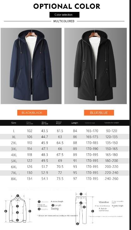 Modische, vielseitige Winterjacke für Herren, leichte Business-Männer mittlerer bis großer Größe, weiße Entendaunen, lässige warme Daunenjacke mit Kapuze, heiße Modelle_voghion.com