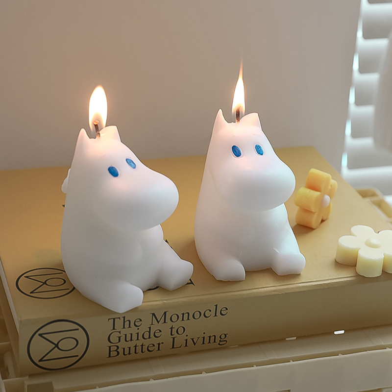 Muming kaars Instagram schattig huisdecoratie handheld cadeau vakantie verjaardagscadeau sojawas handgemaakte aromatherapie kaars_voghion.com