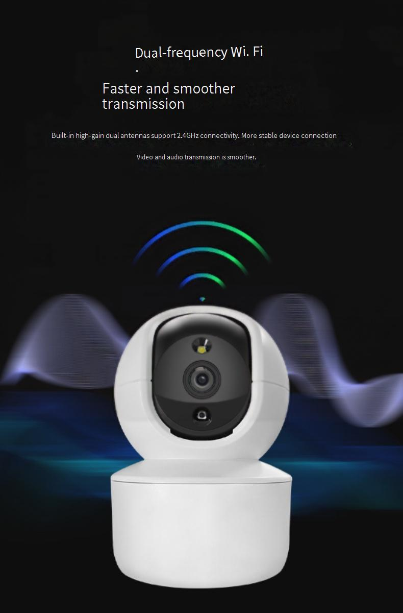 Security Cameras Camera Home Remote Mobile Phone Wireless Indoor Monitor 360 Degree With Voice Home HD Camera_voghion.com