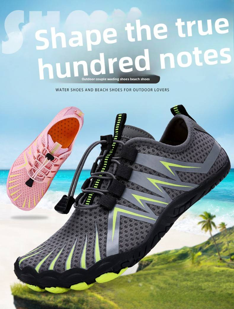 Unisex Quick-Dry Water Shoes – Barefoot Aqua Socks For Swimming, Beach & Light Hiking With Anti-Slip & Massage Sole (Multiple Colors)_voghion.com