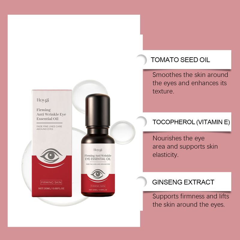 HOYGI Augenroller spendet trockener Haut um die Augen Feuchtigkeit, massiert Elastizität, zartes, feuchtigkeitsspendendes Essenzöl_voghion.com