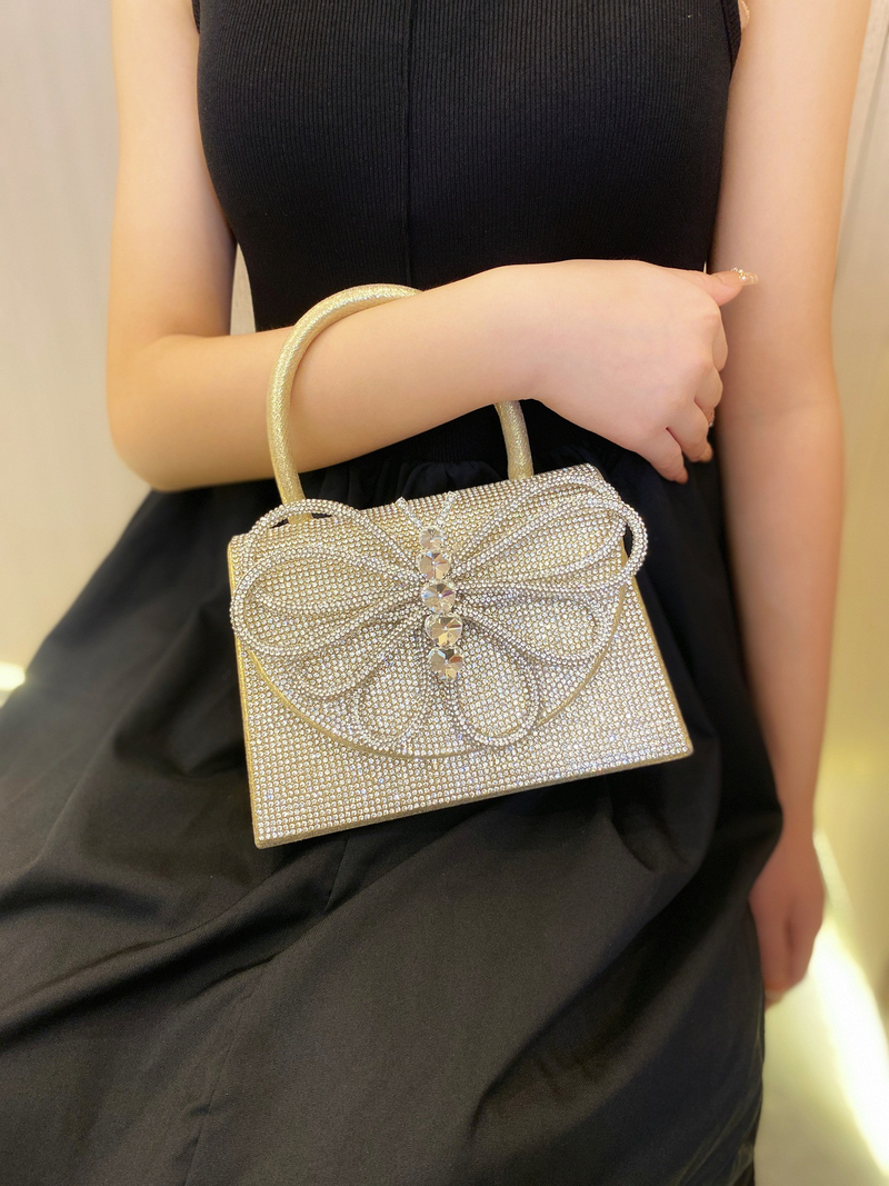 Women's Evening Bags Handbag Silver Bag Rhinestone Bag Bar Party Party Evening Bag Birthday Wedding Party Dinner Bag_voghion.com