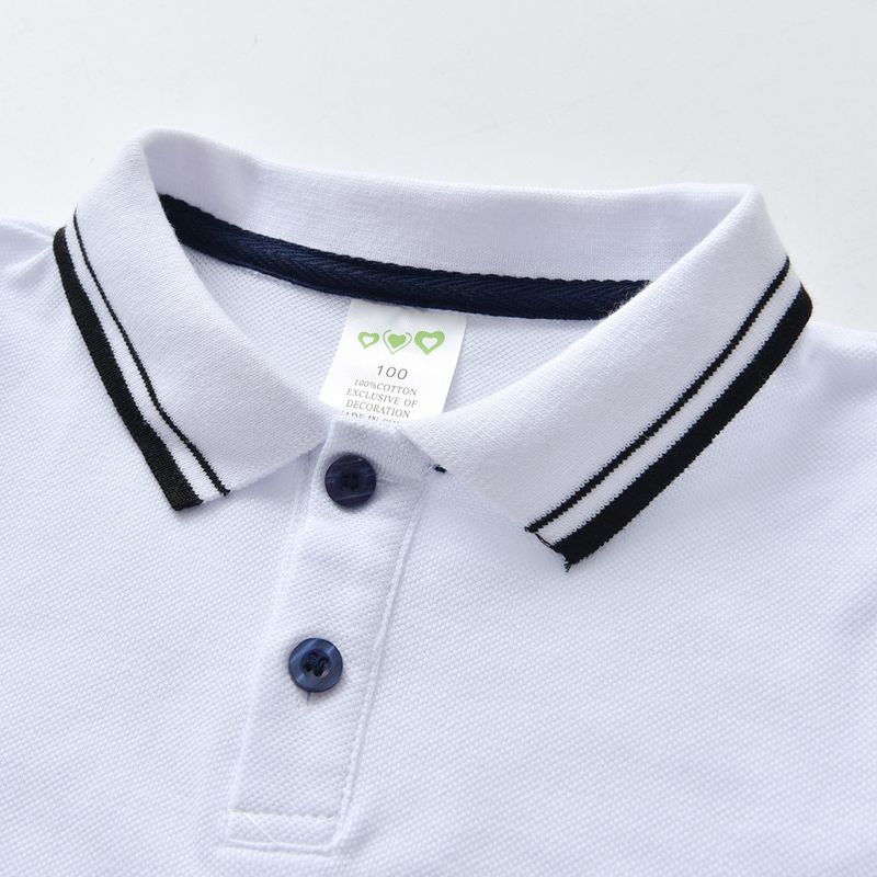 Mother&Kids Zomer mesh POLO-shirts voor jongens en meisjes Treasure zomerrevers met halve mouw_voghion.com