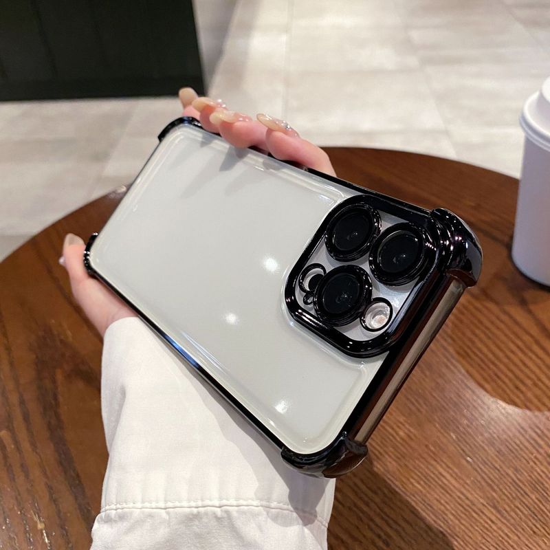Phone Case & Covers Mobile Phone Case Full Lens Film IPhone15 Four Corner Anti Fall Electroplating Airbag Soft Shell Protective_voghion.com