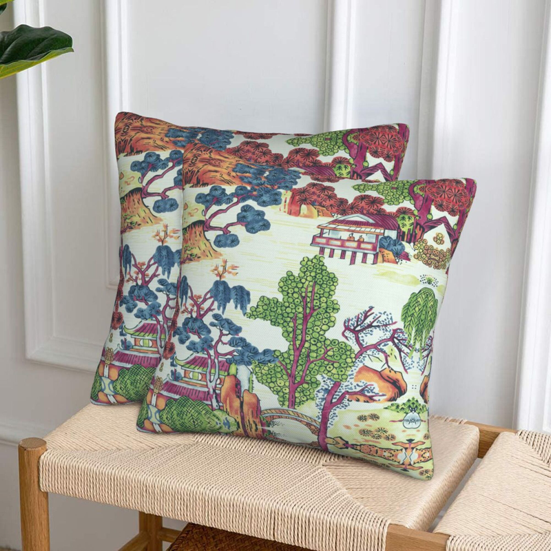Copricuscino per divano Federa in lino Federa decorativa 2 pezzi_voghion.com