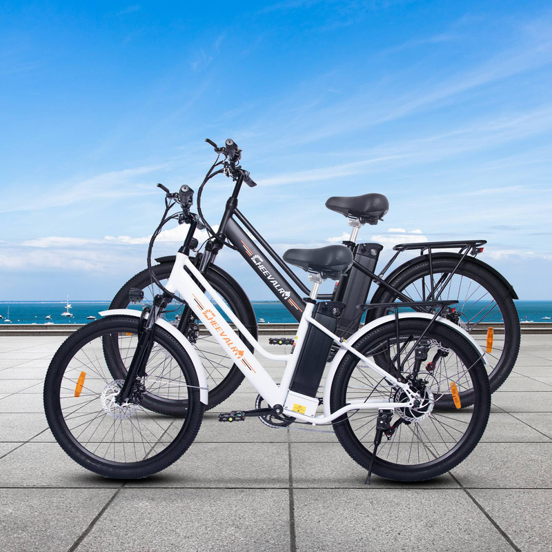 Cheevalry C26 PRO elektrinis dviratis 250W variklis 25km/h maksimalus greitis 36V City Ebike 20Ah akumuliatoriaus diapazonas 45-55 km 26*2.35 padangos_voghion.com
