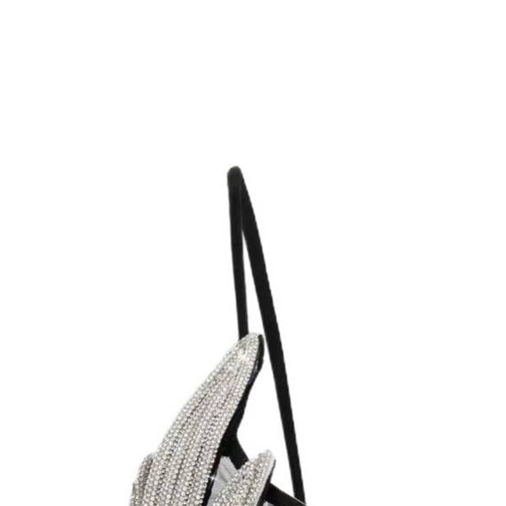 Sexy Black Mesh Corset Top With Silver Rhinestones – Elegant Stage & Party Bustier (S-L)_voghion.com