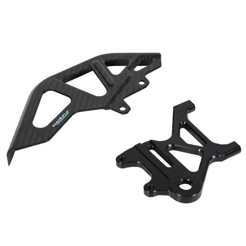 Motorcycle Rear Disc Brake Guard - High-Quality Carbon Fiber, Lightweight & Durable, Fits Most Dirt Bikes & Off-Road Models (36.5x14.5x5cm)_voghion.com