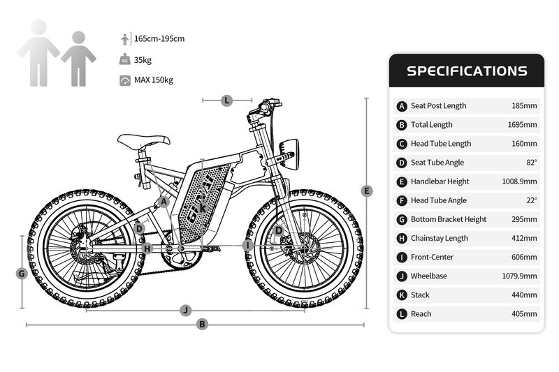 GUNAI MX25 Elektrofahrrad für Erwachsene, 1000 W, Herren-E-Mountainbike, 48 V, 25 Ah, Akku, 20 x 4 Zoll, breiter Reifen, Herren-Elektrofahrrad_voghion.com