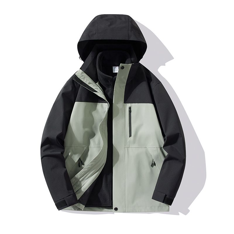 Brand Same Style And Women, 3-in-1 Down Fleece Liner, Outdoor Windproof Waterproof Warm Hiking Jacket For Men_voghion.com