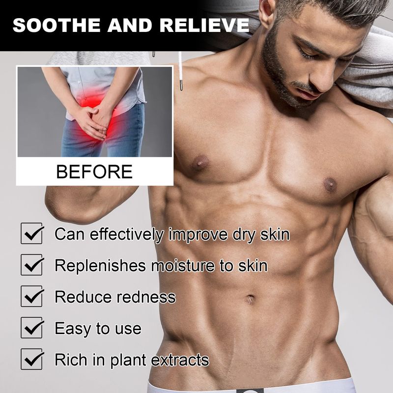2025 Men's Relieving Dry Reddened Body, Moisturizing Skin, And Cleaning Body Care Cream_voghion.com