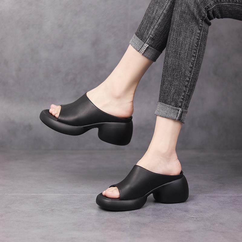 2023 Summer New With, Thin Heel, Hollow Sandals, Women's High Top_voghion.com