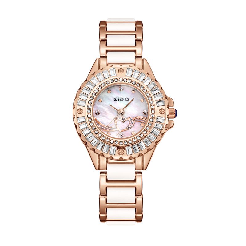 Orologio al quarzo da donna alla moda, elegante e versatile, con cielo stellato tempestato di diamanti, stile dea_voghion.com