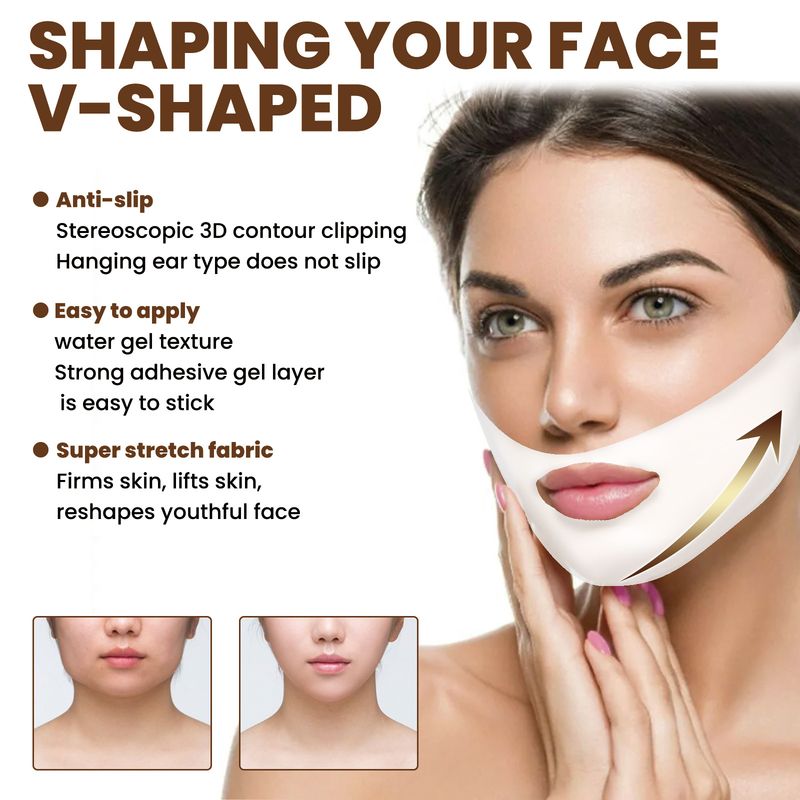 Maschera viso EELHOE V-line Face Shaping per il lifting del viso e delle orecchie_voghion.com