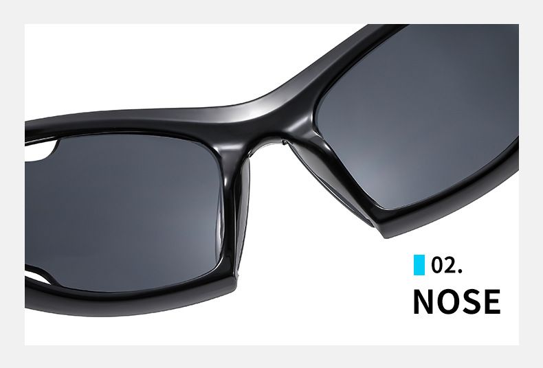 Men's Sunglasses New Style Mountaineering Hollow Sunglasses Fashion Outdoor Cycling Glasses Personality Running Windproof Goggles_voghion.com