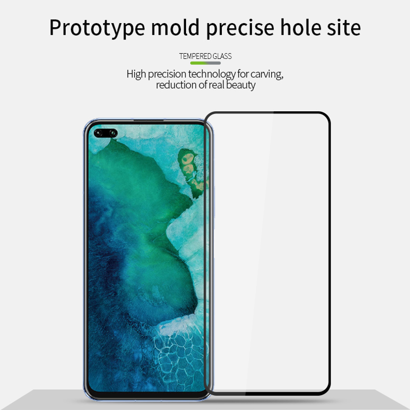 1 STK For Honor V30 glasskærmbeskytter fuld lim beskyttelsesfilm til Honor View30 Hærdet glas til Honor V30 Pro_voghion.com