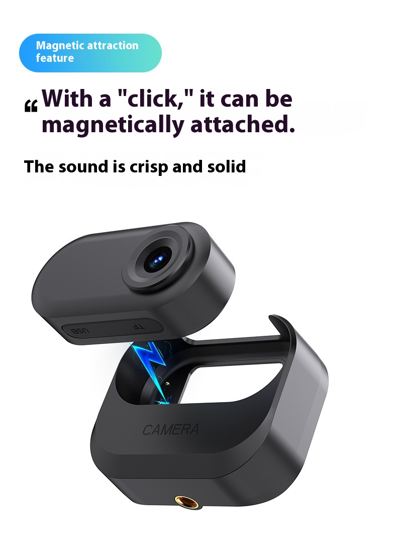 Ultra-Compact Action Camera - Magnetic Charging Thumb Cam For Cycling/Hiking | 1080P HD Video, Waterproof & Shockproof_voghion.com