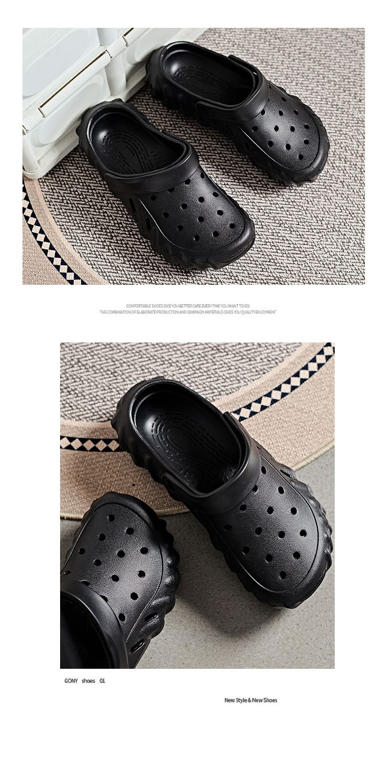 Scarpe con plateau per coppie da uomo, aumentano l'usura, pantofole da spiaggia casual_voghion.com