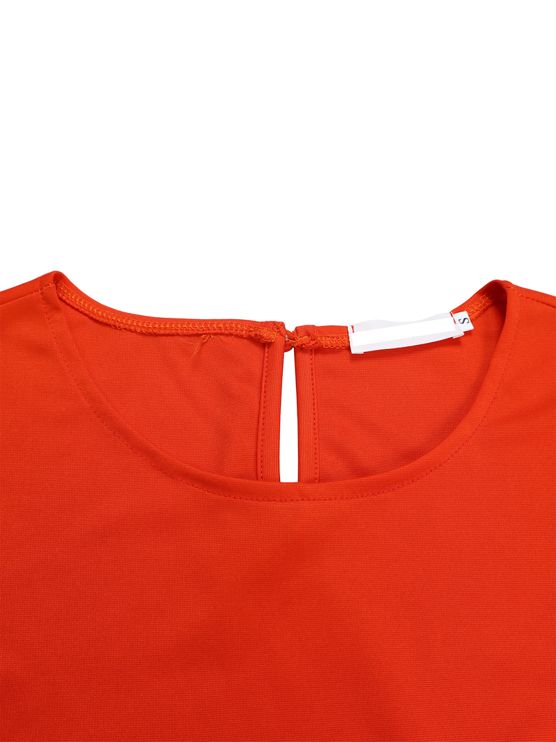 Blusa com estampa africana plus size - caimento solto e elegante, bainha irregular (moda feminina de verão, respirável e estilosa)_voghion.com