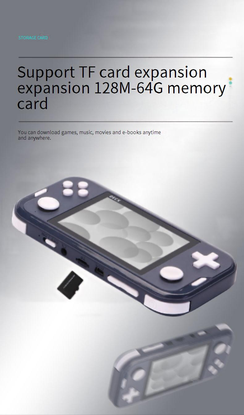 Videopelikonsolien lähde Valmistaja Mini 8G Nostalgic Arcade -kämmenkonsoli X350 Dual Joystick 3,5 tuuman HD-näyttö PSP-kämmenkonsoli_voghion.com