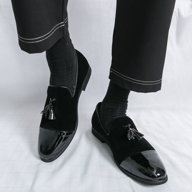 Man Casual Shoes Comfortable Fashion Luxury Loafers Men Leather Shoes_voghion.com