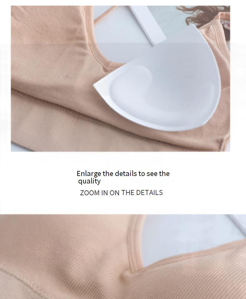 Women's Intimates Big U Sports Bottom Beautiful Back Sling Inner Wear With Chest Pads To Wrap The Chest To Prevent Exposure Tube Top Underwear_voghion.com