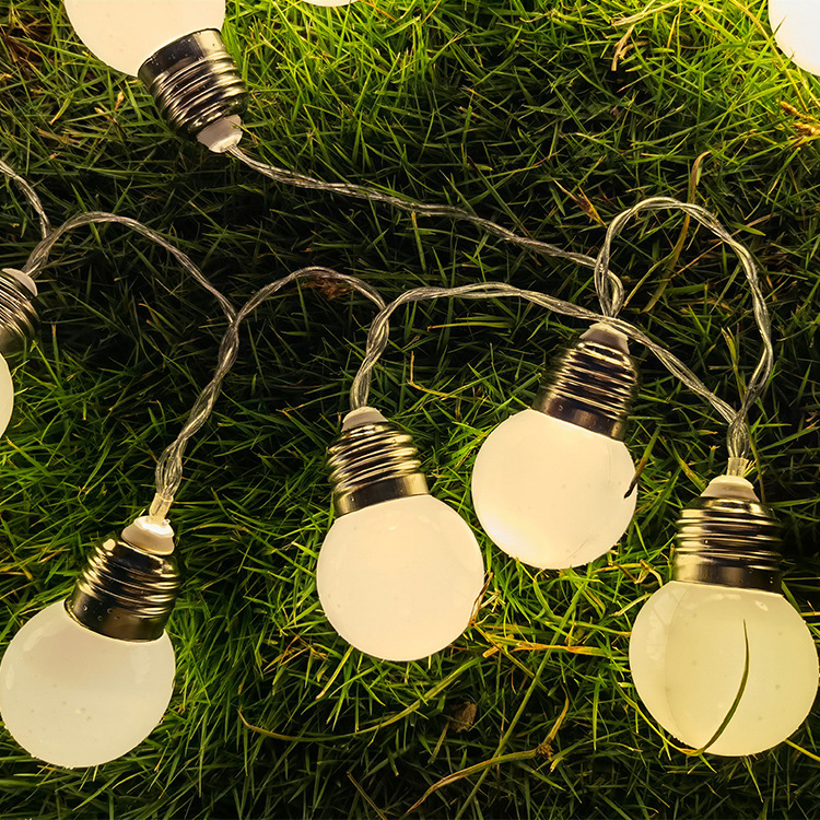 Waterproof Solar LED String Lights For Outdoor Camping, Garden Party Decor, Battery Operated Fairy Lights With 12/30/50 Bulbs, 4.5/6/10 Meters_voghion.com