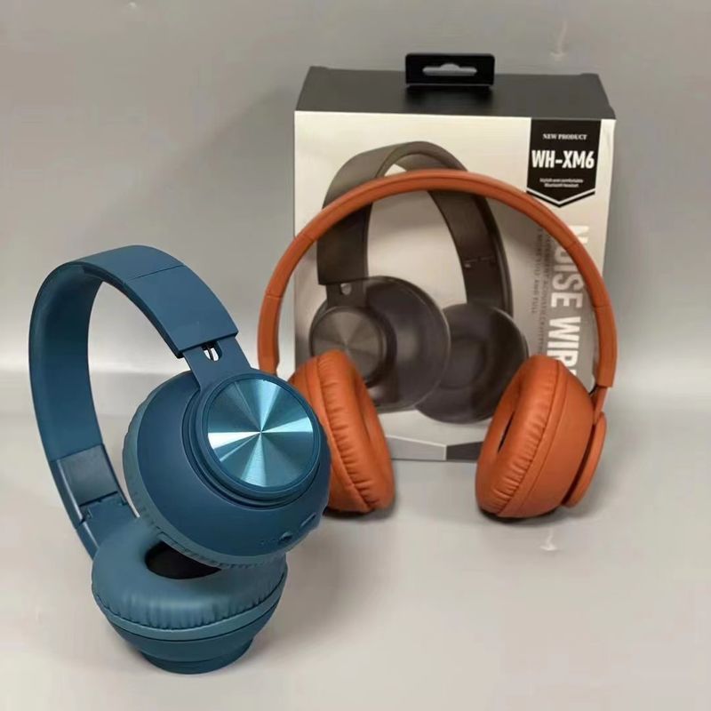 WH-XM6 Headset Bluetooth-Kopfhörer - Drahtlose Stereo-Sportkopfhörer im Kartenformat_voghion.com