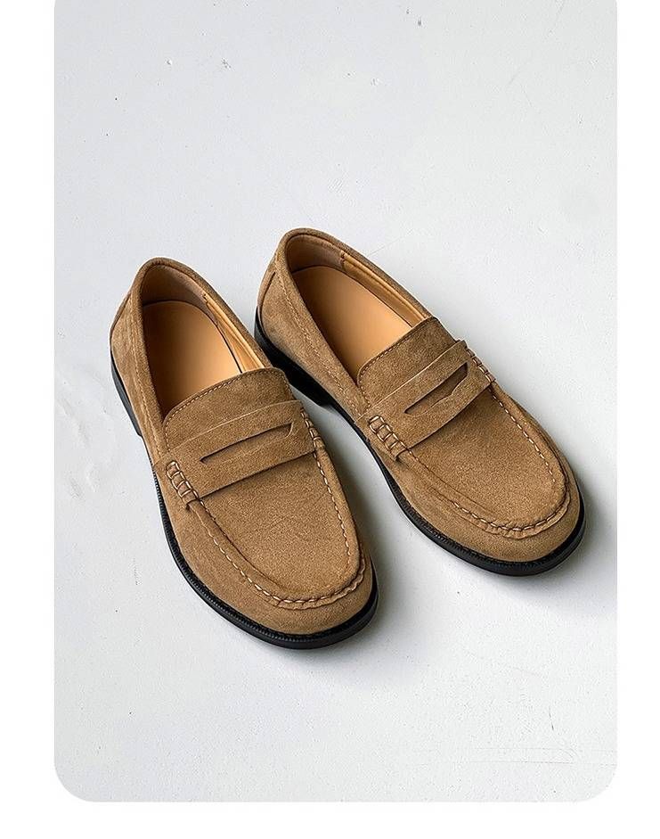 Designer Herren Abendschuhe Luxus Hochwertiges Wildleder Julian Loafer Kalbsleder Echtes Leder Casual Job Loafer Party VINTAGE_voghion.com