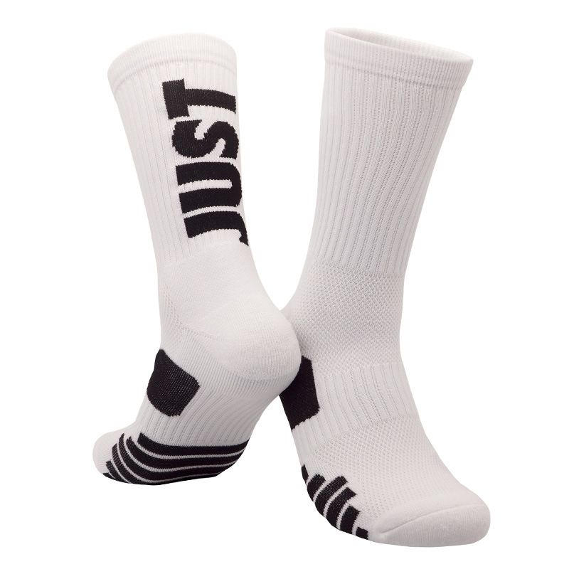 Elite Performance Basketball Socks For Men & Women - Moisture-Wicking, Anti-Slip, Cushioned With Terry Sole - Mid-Calf Athletic Socks For Running_voghion.com